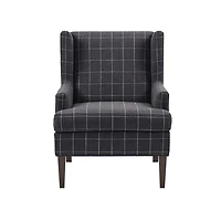 Charcoal Decker Martha Stewart Accent Chair