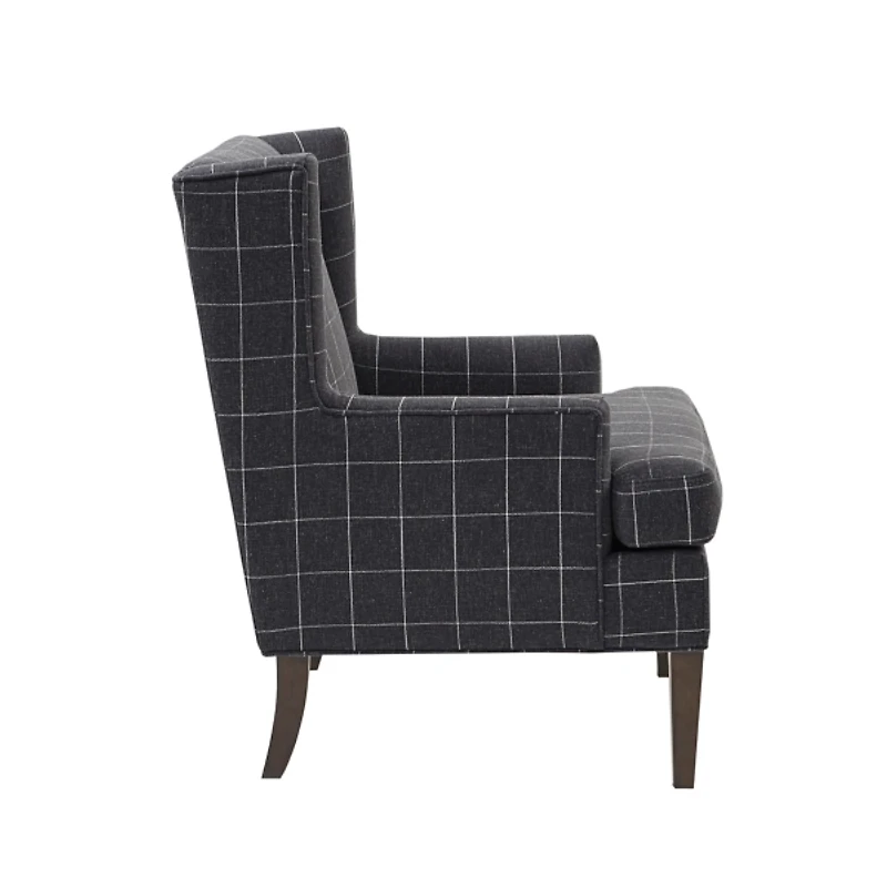 Charcoal Decker Martha Stewart Accent Chair