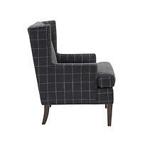 Charcoal Decker Martha Stewart Accent Chair