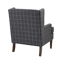 Charcoal Decker Martha Stewart Accent Chair