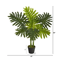 Real Touch Potted Tree Philodendron, 36 in.
