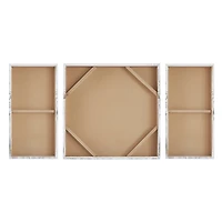 Blue and Gold Trees Canvas Art Prints, Set of 3