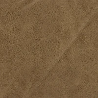 Brown Faux Leather Accent Chair