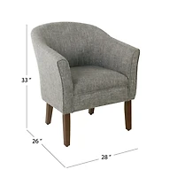 Slate Gray Accent Chair