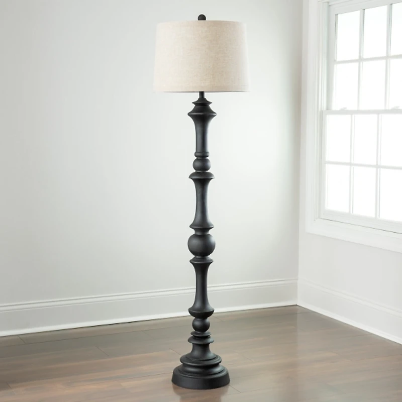 Black Savannah Floor Lamp