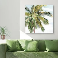 Tall Palm Canvas Art Print, 35x35 in.