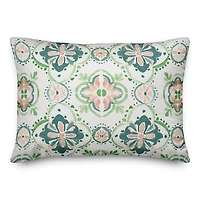 Pastel Medallions Outdoor Accent Pillow