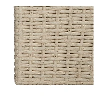 Brown Wicker Divided Planter