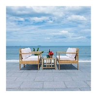 Natural Wicker Woven 4-pc. Outdoor Living Set