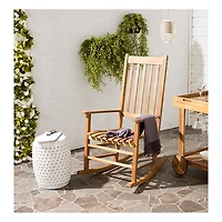 Natural Acacia Wood Outdoor Rocking Chair