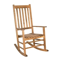 Natural Acacia Wood Outdoor Rocking Chair