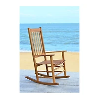 Natural Acacia Wood Outdoor Rocking Chair