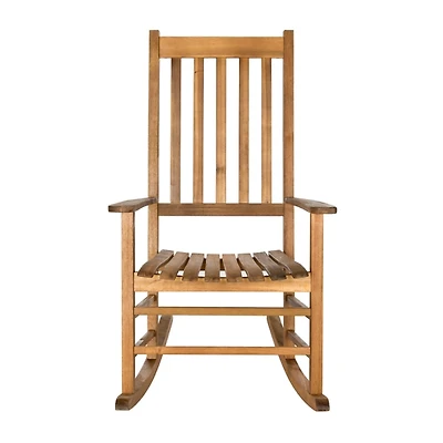 Natural Acacia Wood Outdoor Rocking Chair