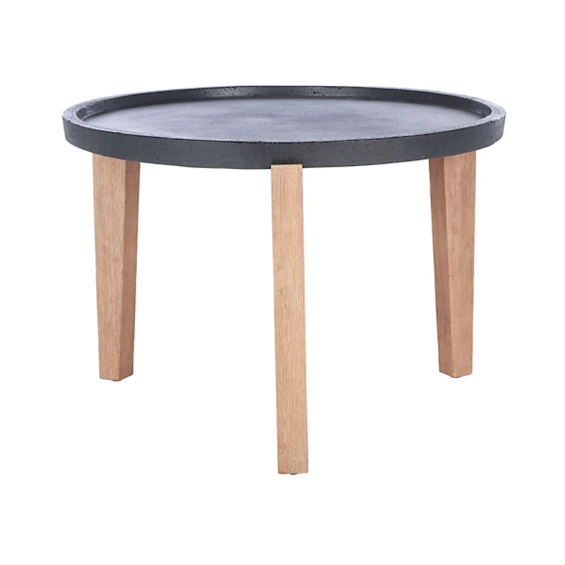 Black Sera Outdoor Side Table