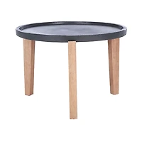 Black Sera Outdoor Side Table