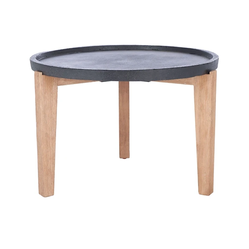 Black Sera Outdoor Side Table