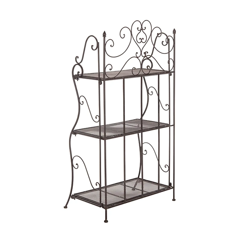 Bronze Scrollwork Outdoor Shelf