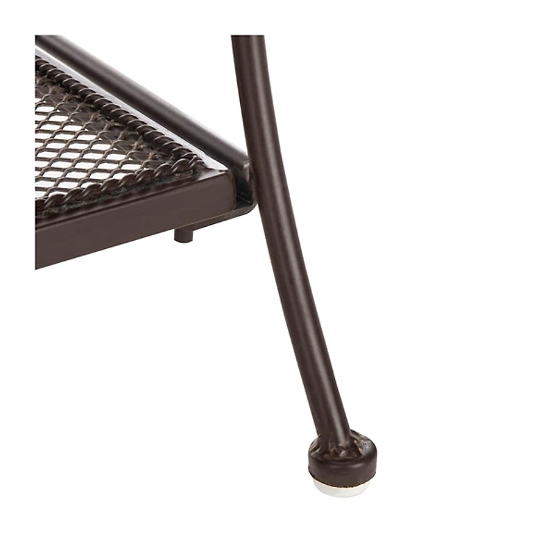 Bronze Scrollwork Outdoor Shelf