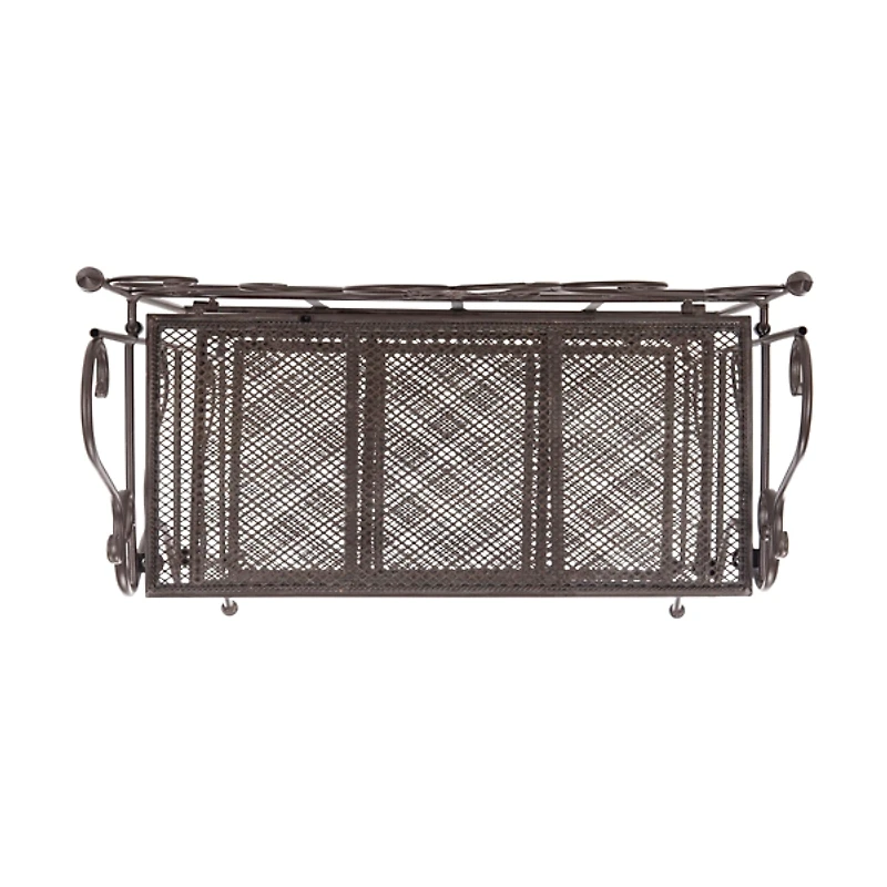 Bronze Scrollwork Outdoor Shelf