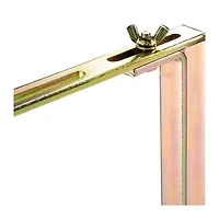 Natural Wood Half Moon Hanging Outdoor Table