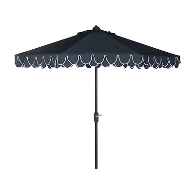Navy Auto Tilt 9 ft. Outdoor Umbrella
