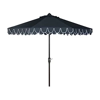 Navy Auto Tilt 9 ft. Outdoor Umbrella