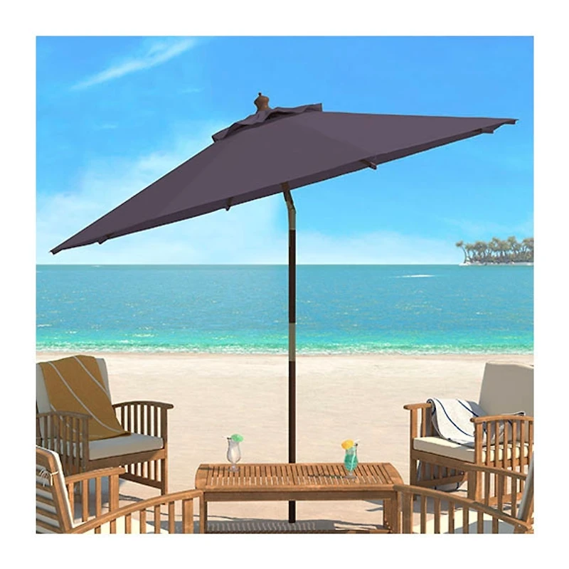 SAFAVIEH 9 ft. Eucalyptus Outdoor Umbrella
