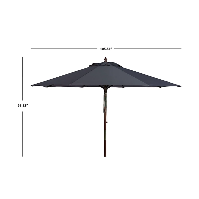 SAFAVIEH 9 ft. Eucalyptus Outdoor Umbrella