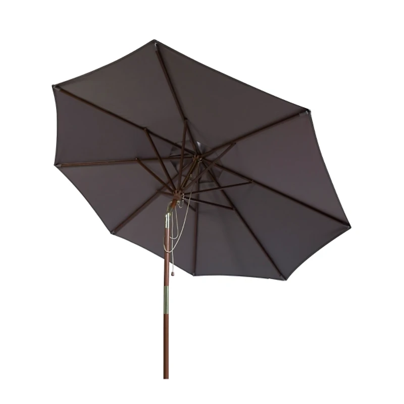 SAFAVIEH 9 ft. Eucalyptus Outdoor Umbrella