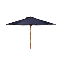 Navy 9 ft. Eucalyptus Outdoor Umbrella