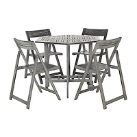 SAFAVIEH Gray Acacia Wood 5-pc. Outdoor Dining Set