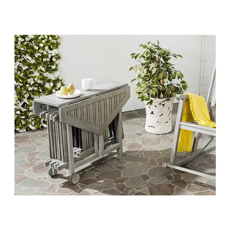 SAFAVIEH Gray Acacia Wood 5-pc. Outdoor Dining Set