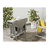 SAFAVIEH Gray Acacia Wood 5-pc. Outdoor Dining Set