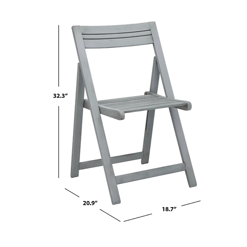 SAFAVIEH Gray Acacia Wood 5-pc. Outdoor Dining Set