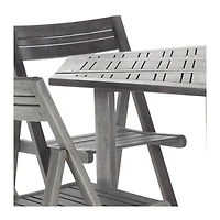 SAFAVIEH Gray Acacia Wood 5-pc. Outdoor Dining Set