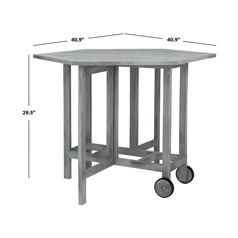 SAFAVIEH Gray Acacia Wood 5-pc. Outdoor Dining Set