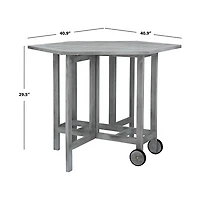 SAFAVIEH Gray Acacia Wood 5-pc. Outdoor Dining Set