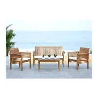 SAFAVIEH Carson 4-pc. Acacia Patio Set