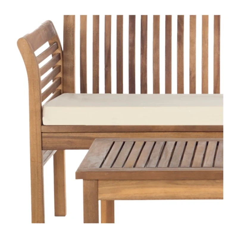 SAFAVIEH Carson 4-pc. Acacia Patio Set