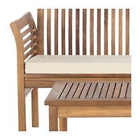 SAFAVIEH Carson 4-pc. Acacia Patio Set