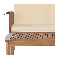 Caramel 4-pc. Acacia Patio Set with Beige Cushions