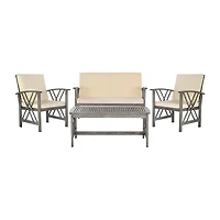 SAFAVIEH Montana 4-pc. Set with Beige Cushions