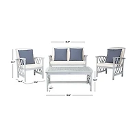 SAFAVIEH Montana 4-Pc. Set with Cushions & Pillows