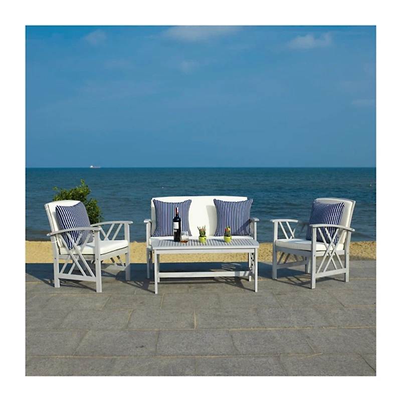 SAFAVIEH Montana 4-Pc. Set with Cushions & Pillows