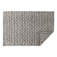 Gray Recycled Cotton Accent Rug, 2x3