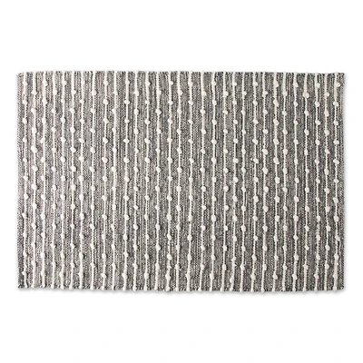 Gray Recycled Cotton Accent Rug, 2x3
