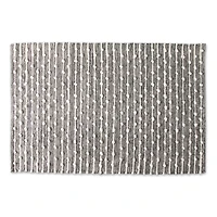 Gray Recycled Cotton Accent Rug, 2x3
