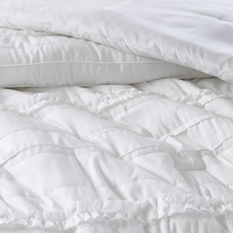 White Quilted King 5-pc. Comforter Set