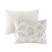 Ivory Medallion Full/Queen 3-pc. Comforter Set