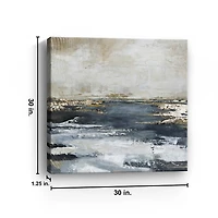 Blue Bay Giclee Canvas Art Print, 30x30 in.